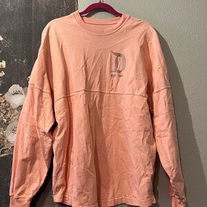 Disney Gold Letter Spirit Jersey Crewneck Sweater